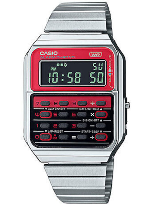 Casio Casio Vintage Ρολόι Μπαταρίας με Μεταλλικό Μπρασελέ Casio Casio Vintage Ρολόι Μπαταρίας με Μεταλλικό Μπρασελέ