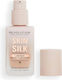 Fond de ten ser cu mătase Makeup Revolution 23ml (nuanțe variate) - F8