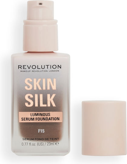 Makeup Revolution Silk Serum Foundation 23ml (various Shades) - F15