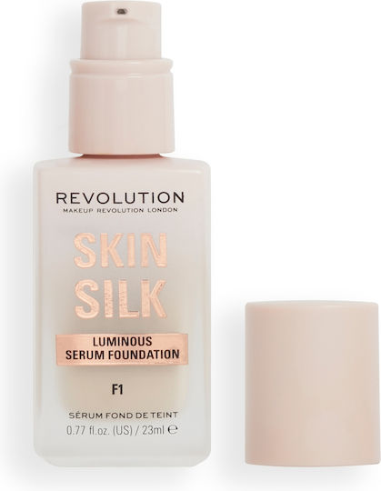 Makeup Revolution Silk Serum Foundation 23ml (various Shades) - F1