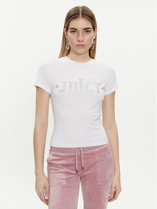 Juicy Couture Γυναικείο T-shirt Λευκό
