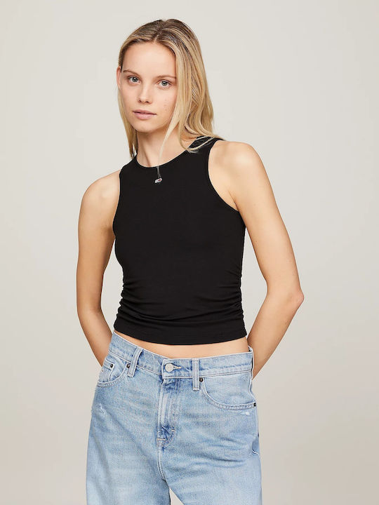 Tommy Hilfiger Bluza de Damă de Vară Fără mâneci black