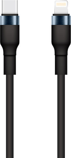 Setty USB-C zu Lightning Kabel Schwarz 1m (KSC-L-131)