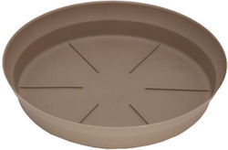 11027617 Round Plate Pot Moca 30x30cm