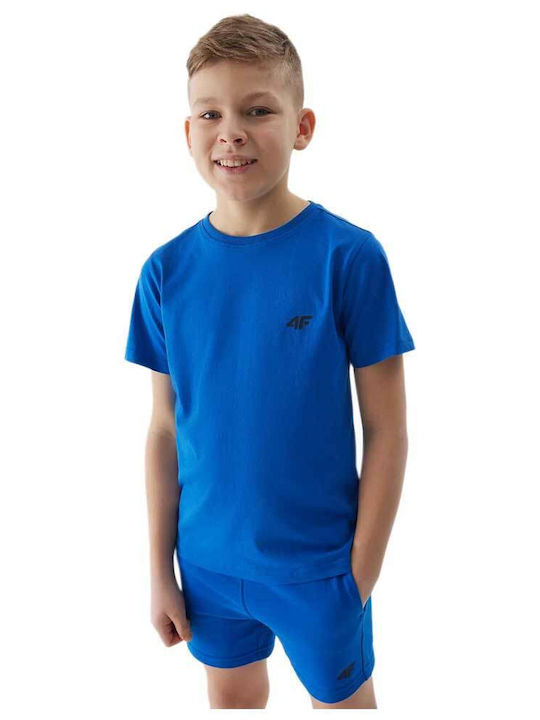 4F Kids' T-shirt Blue
