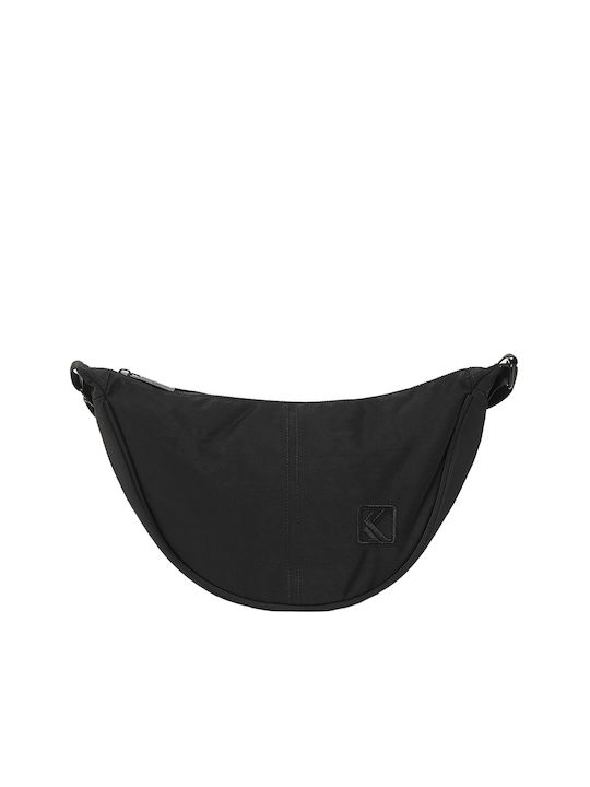 Karl Kani Ανδρική Τσάντα Ώμου / Χιαστί Μαύρη