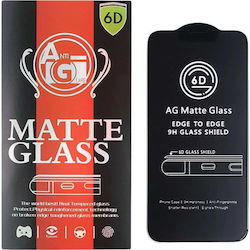 Vollflächig gehärtetes Glas Schwarz (iPhone 12 mini)