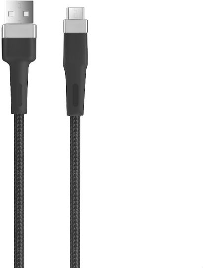 USB 2.0 Cablu USB-A - micro USB-A Negru 1.2m KNA-M-1.221