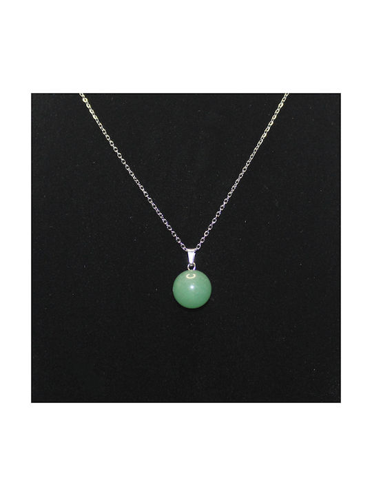 Aventurine Sphere Necklace