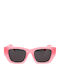 Palm Angels Unisex Ochelari de soare cu Roz Cadru și Negru Lentilă PERI034HINKLEY-3407