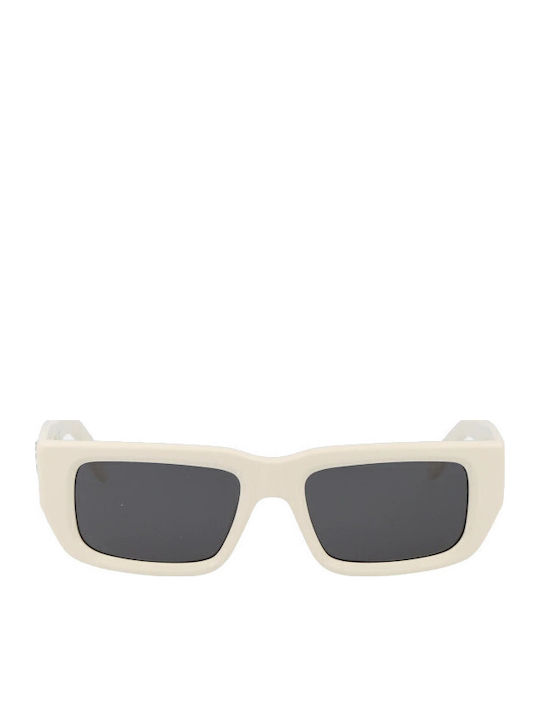 Palm Angels Unisex Sonnenbrillen mit Weißem Hor...