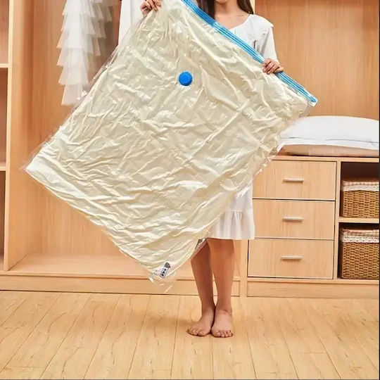 Tpster Plastic Storage Bag For Clothes Airtight and with Vacuum 80x100cm 1pcs