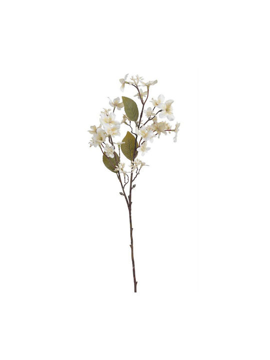 Blühende künstliche Blume, 63cm, Weiß