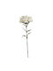 Carnation Artificial Flower, 54cm, White