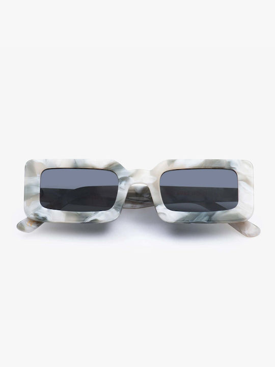 De Sunglasses Γυαλιά Ηλίου με Πολύχρωμο Σκελετό και Μαύρο Φακό