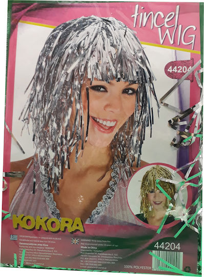 Carnival Wig Straight Silver