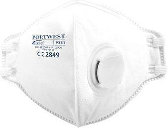 Portwest Protective Mask FFP3 with Valve P351 20pcs