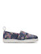 Παιδικές Espadrilles mit Bügel- und Schleifenverschluss Marineblau