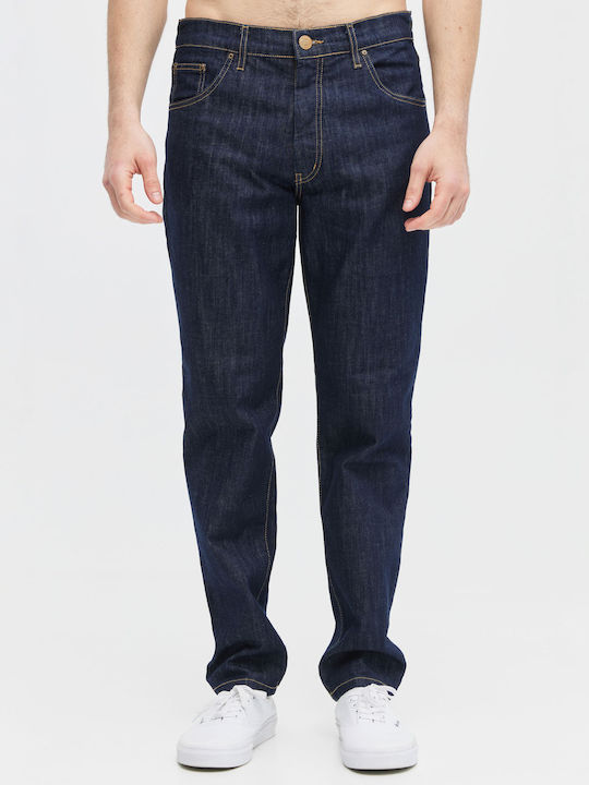 Herren Jeanshose Elastisch Marineblau