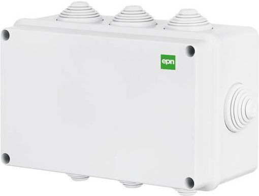 Eurolamp Електрическо кутия за външен монтаж Branching IP55 в Сив цвят