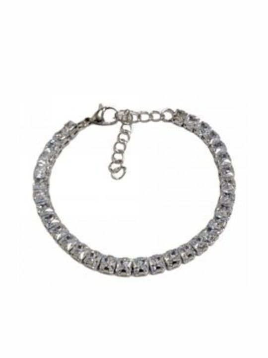 Kostibas Fashion Bracelet made of Steel with Zircon