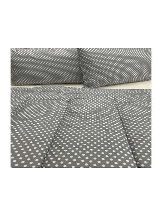 MayHome Duvet Cover Set Cotton Single with Pillowcase 160x240 Polka dot