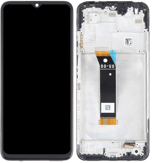 Screen Lcd Tft with Touch Mechanism and Frame for Xiaomi Redmi Note 11 4G/ Note 11s (Black)