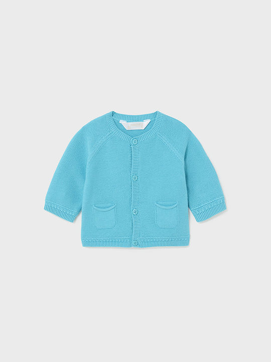 Mayoral Kids Cardigan Cotton Blue