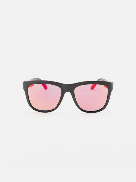 Cosselie Sonnenbrillen mit Schwarz Rahmen und Rot Spiegel Linse 1802203104