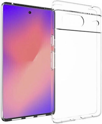 Slim Back Cover Silicon 1mm Transparent (Google Pixel 7a)
