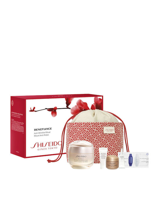 Shiseido Benefiance Σετ Περιποίησης για Αντιγήρανση & Ενυδάτωση 6τμχ