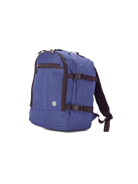 Benzi Men's Fabric Backpack Light Blue
