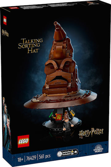 LEGO Harry Potter Talking Sorting Hat for 18+ Years 561 Pieces