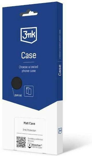 3MK Matt Back Cover Σιλικόνης 1.2mm Μαύρο (Honor X6a)