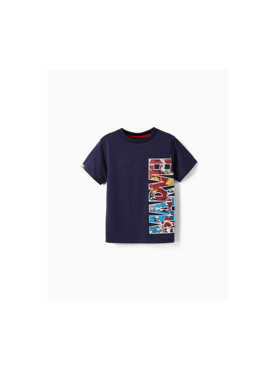 HappyNest Kinder-T-Shirt Dunkelblau