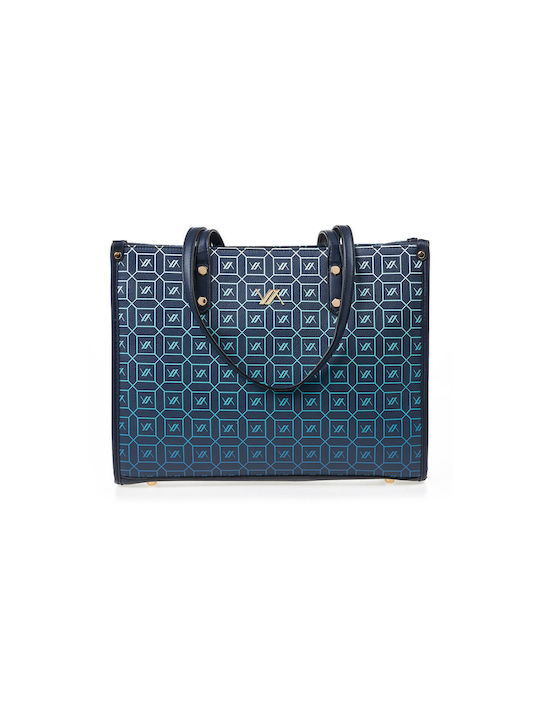 Verde Women's Bag Shoulder Navy Blue