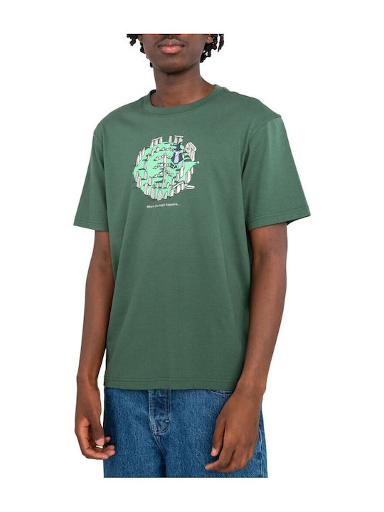 Element T-shirt Bărbătesc cu Mânecă Scurtă Verde