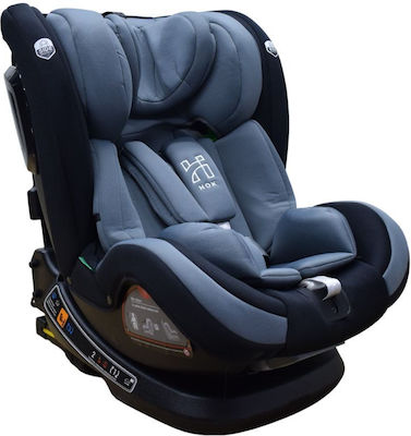 Dream House Hok Safety 360° Autositz i-Size 0-36 kg mit Isofix Black-Grey