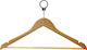 Ready Clothes Hanger Brown #9265 10pcs