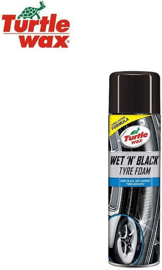 Turtle Wax Tyre Foam Wet & Black Пяна Полиране / Защита / Ваксиране за Гуми на Автомобил 500мл