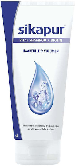 Sampon Sikapur Vital Cu Acid Silicic, Biotin Și Proteine Din Grâu, Întărește Părul, 200ml