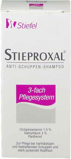 Sampon Stiefel Stieproxal Cu Ciclopiroxolamină Anti-mătreață Împotriva Neurodermatitei și Psoriazisului