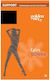 Golden Net Socks Thigh High with Silicone Black