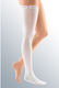 Medi Socks Thigh High with Silicone 18-24 mmHg White