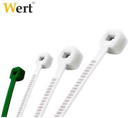 Duna-Wert Δεματικά Καλωδίων Πλαστικά 250mmx3.6mm σε Λευκό χρώμα (100τμχ) (2403) Duna-Wert Δεματικά Καλωδίων Πλαστικά 250mmx3.6mm σε Λευκό χρώμα (100τμχ) (2403)