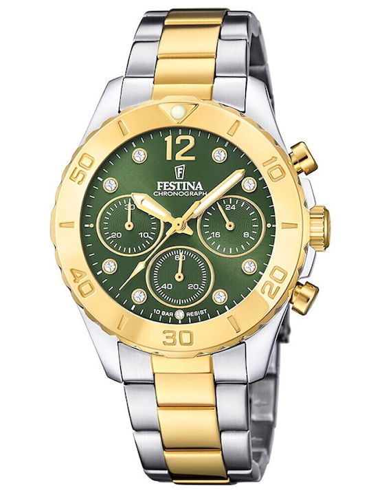 Festina Boyfriend Ceas de Damă cronograf cu Aur...