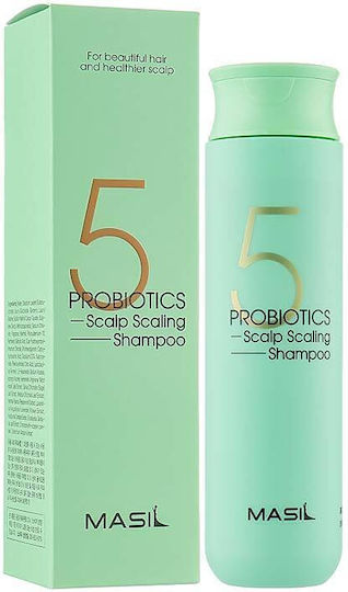 Masil 5 Probiotics Scalp Scaling Shampoo Προβιοτικό Σαμπουάν Για Βαθύ Καθαρισμό Χωρίς Θειικά Άλατα 300ml