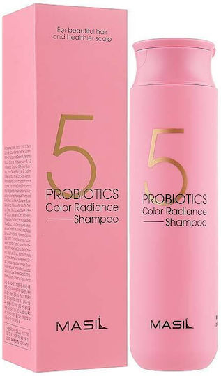 Masil 5 Probiotics Color Radiance Shampoo Προβιοτικό Σαμπουάν Για Προστασία Του Χρώματος Χωρίς Θειικά Άλατα 300ml