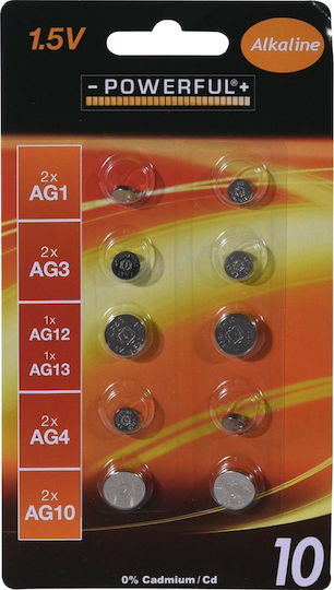 Koopman Алкални Батерии За часовници LR41 / LR43 / LR44 / LR54 / LR66 10бр