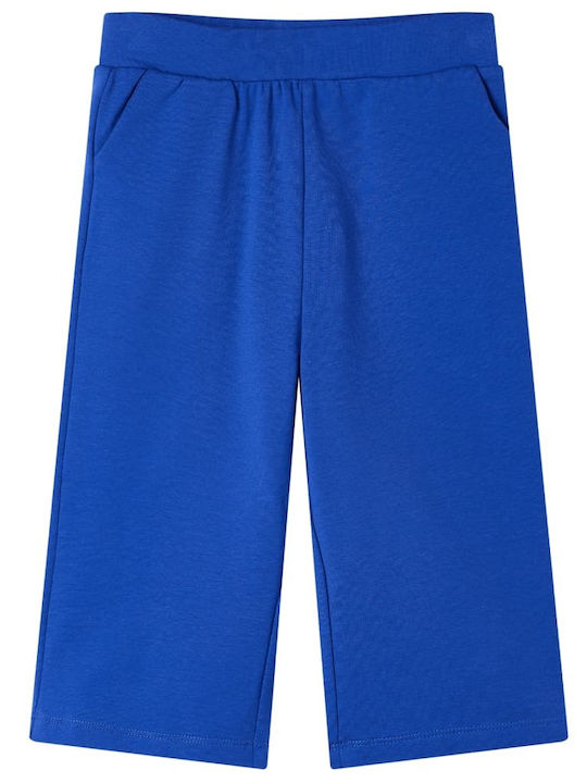 vidaXL Pantaloni copii Albastru cobalt